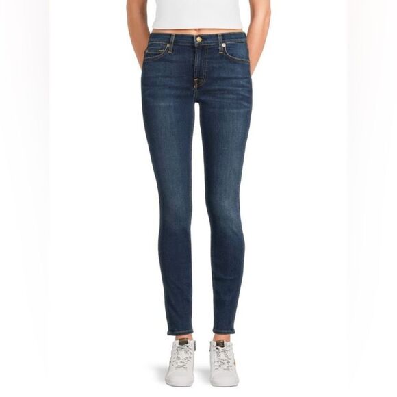 FOR ALL MANKIND Gwenevere Washed Jeans Sz 25 - Picture 1 of 7